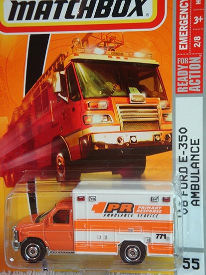 matchbox ford e350 ambulance