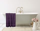 Utopia Towels Premium Jumbo Bath Sheet 90x180 cm 2 Pack Plum view 8