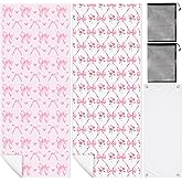 ARefugen 2 Pack Magnetic Beach Towel- 75"x30" Coquette Pink Bow Sand Free Quick Dry Microfiber Towel with Built-in Magnets Lightweight for Beach Chair Car Door Pool Travel Yoga with Storage Bag
