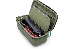 CASEMATIX Case Compatible with Midland 2 Way Radio, Cobra Handheld, Uniden Handheld CB Radio and More - Portable Travel Case Only