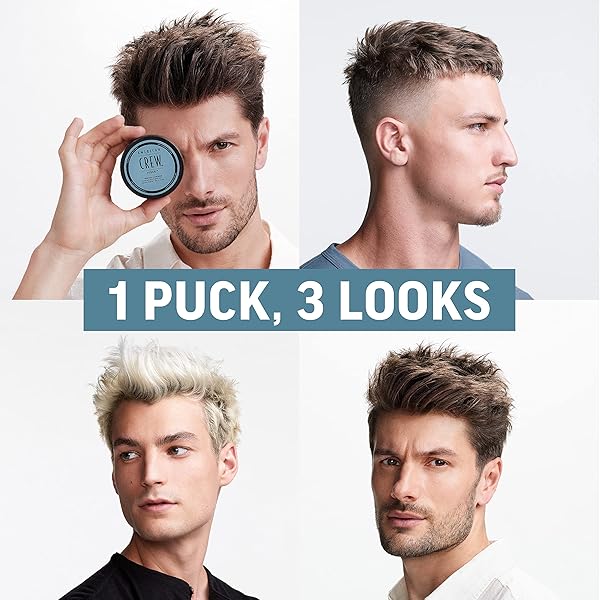 AMERICAN CREW MEN’S HAIR FIBER, LIKE HAIR GEL WITH HIGH HOLD & LOW SHINE, 3 OZ