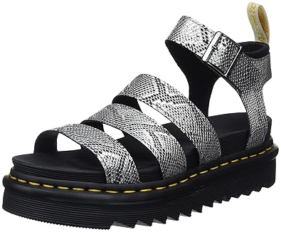 snake print dr martens sandals