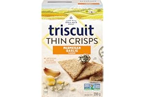 Triscuit Parmesan Garlic Thin Crisps Crackers, 200 g