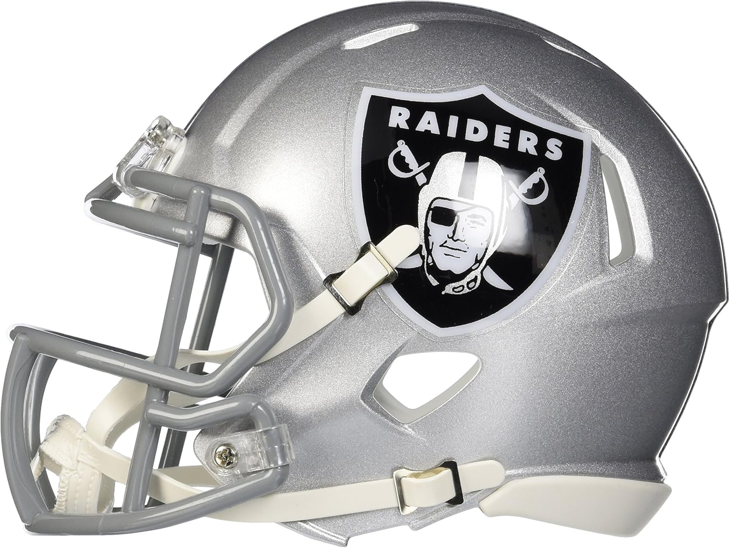 Riddell NFL Las Vegas Raiders Speed Mini Football Helmet : Sports Related Collectible Mini Helmets : Sports & Outdoors