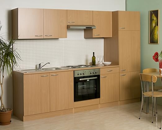 Mebasa MEBAKB27E cocina, bloque de cocina de 270 cm, bloque de ...