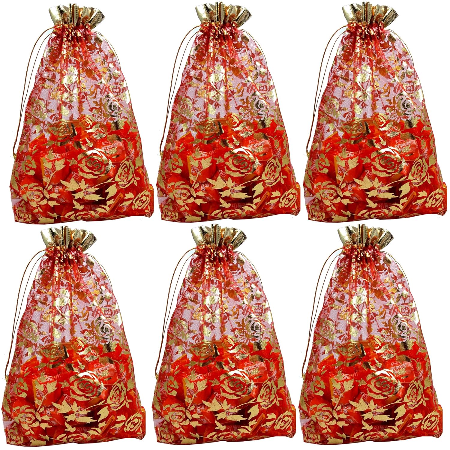 red potli bag