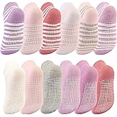 Dicry Toddler Non-Slip Ankle Socks Baby Anti-skid Grips Socks for Infant Kids