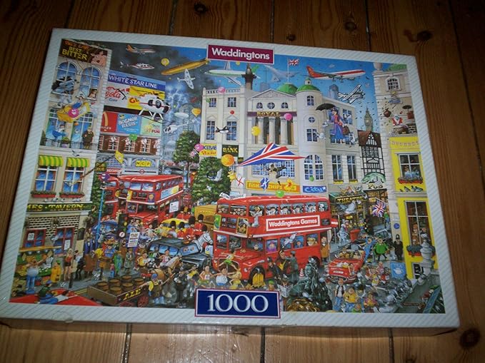 Waddingtons 1000 piece jigsaw "I Love London" by Michael Jupp Amazon