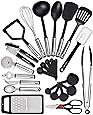 Home Hero Kitchen Utensil Set - 25 Nylon Cooking Utensils - Kitchen Utensils with Spatula - Kitchen Gadgets Cookware Set - Kitchen Tool Set