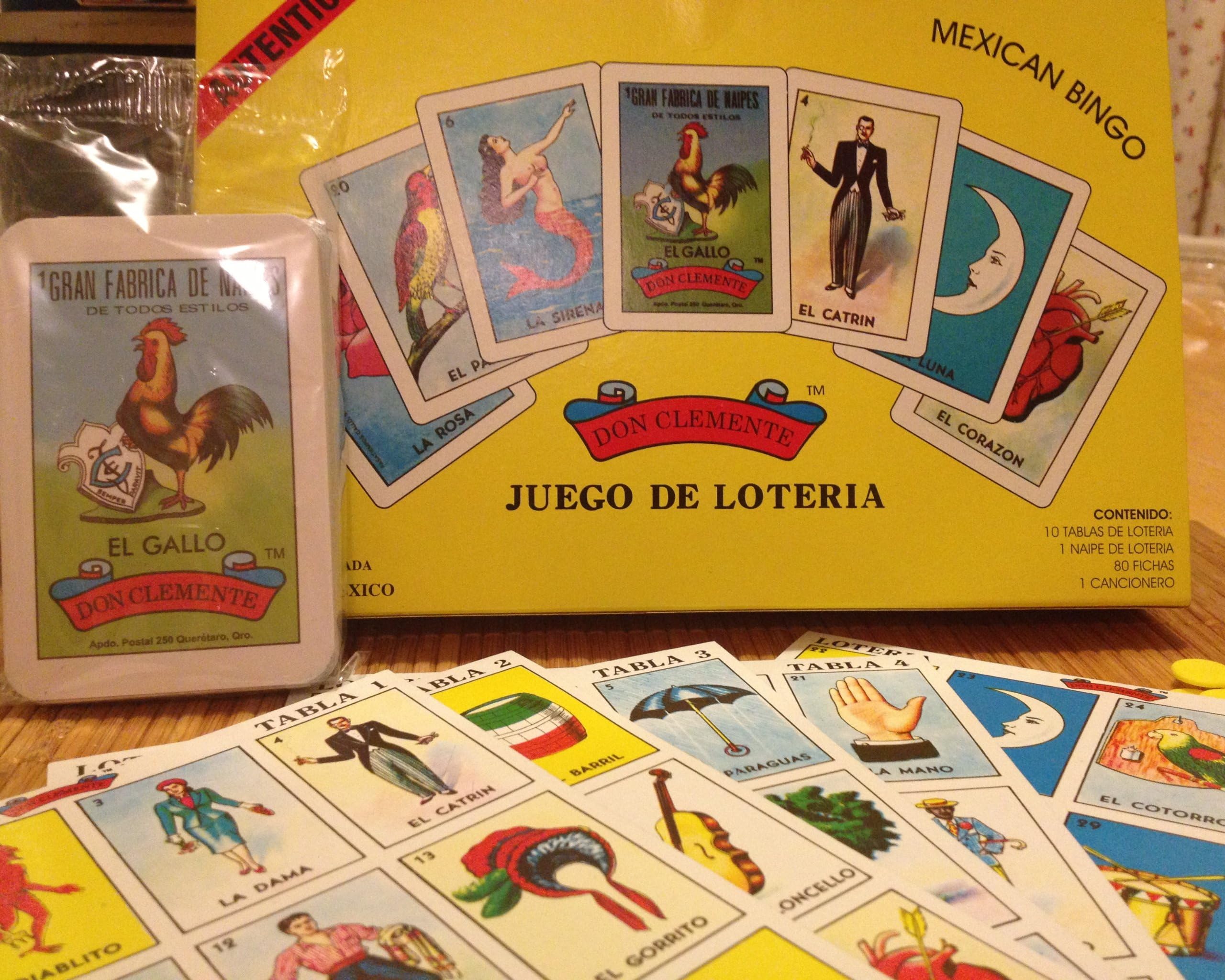 Authentic Mexican Loteria Don Clemente Marca Registrada Game