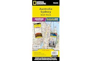Australia, Sydney [Map Pack Bundle] (National Geographic Adventure Map)