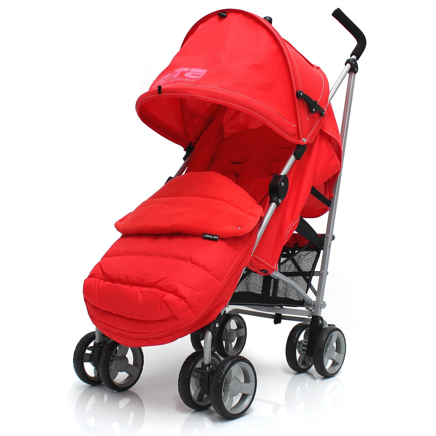 zeta vooom stroller with footmuff