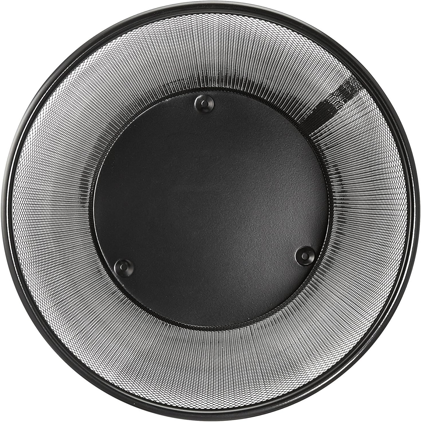 Zuvo Mesh WasteBasket Black Metal Wire Garbage Trash Can For Office Home Bedroom Height 10.1" Width 10", 4 Gallon (16 Quart) (1, Black) - Image 3