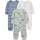 Simple Joys by Carter's baby-boys 3-pack Jumpsuits