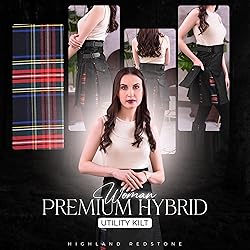 Hybrid Utility Kilts for Women Scottish Traditional