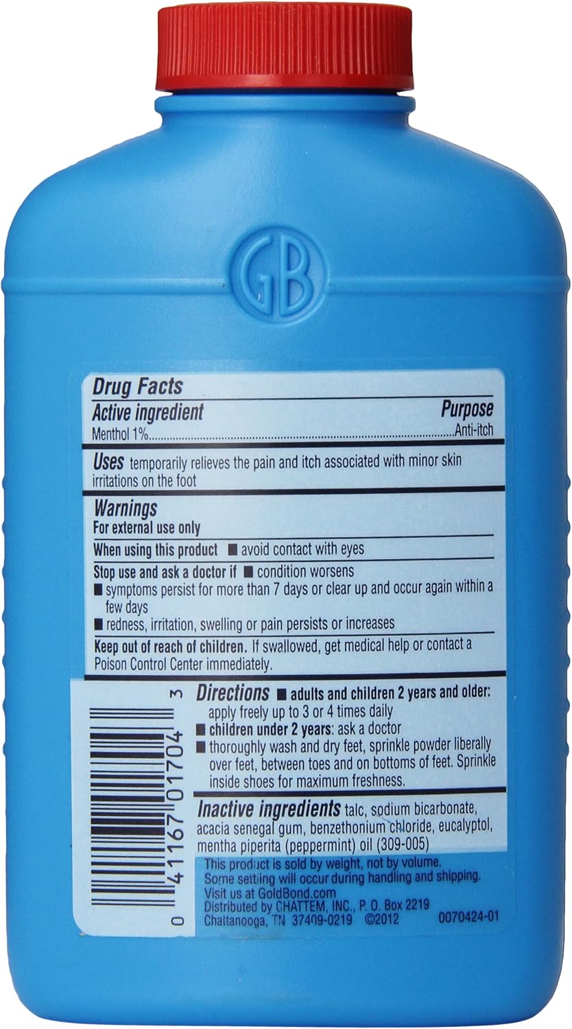 Gold Bond Maximum Strength Foot Powder 4 Ounce: Health & Personal Care