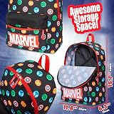 Marvel Spider-Man Backpack Kids Teens Rucksack School Bag Black AOP view 4