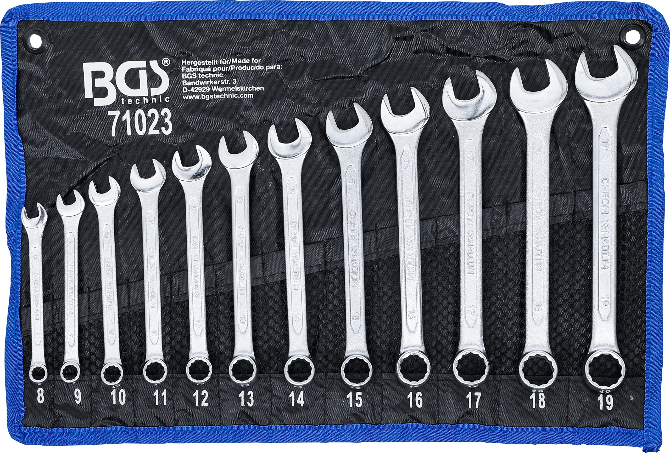 BGS 71023 | Combination Spanner Set | 8 - 19 mm | 12 pcs. — image 1