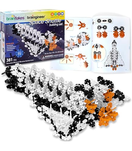 Amazon.com: Brain Flakes Pirate Ship Building Set with Detailed
