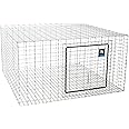 Amazon.com: Pet Lodge® Wire Rabbit Hutch | Rust Resistant Galvanized ...