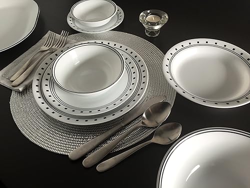 Corelle City Block Dinnerware Set with Lids (20-Piece) in Kuwait
