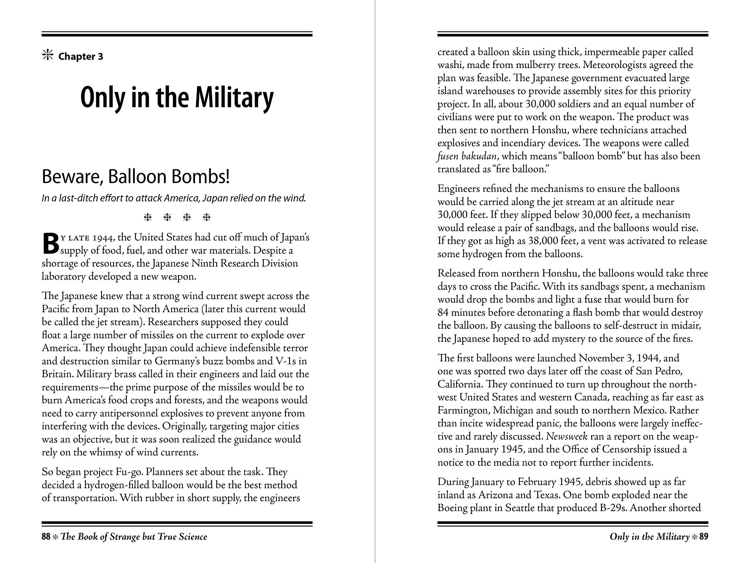 The Book of Strange but True Science