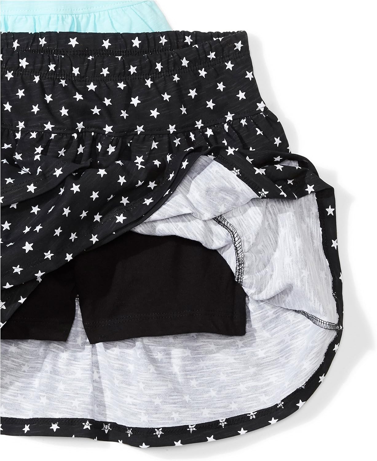  Brand - Spotted Zebra Girls' Knit Ruffle Scooter Skirts: Clothing