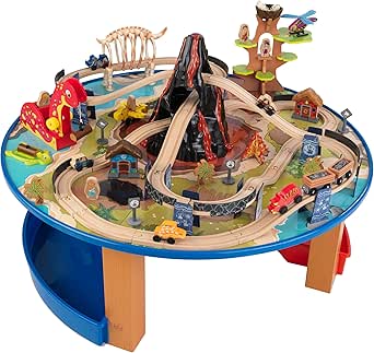 Amazon.com: KidKraft Dinosaur Train Table Model Building ...