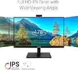 ASUS BE24EQSK 24" FHD IPS Video Conferencing Monitor Webcam Mic Speakers view 2