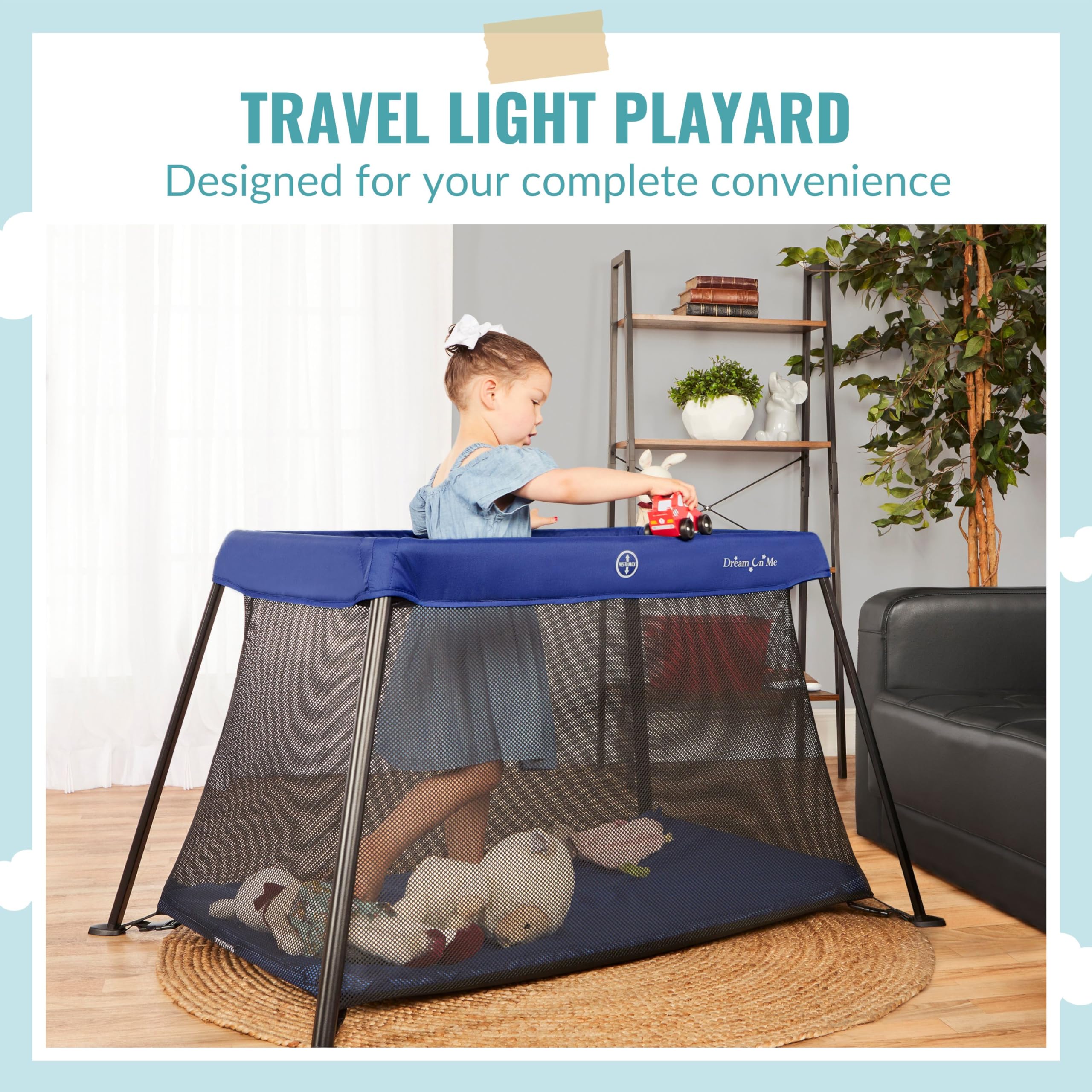 Travel Light Playard Dream On Me Pack N Play Mattress Baby Crib