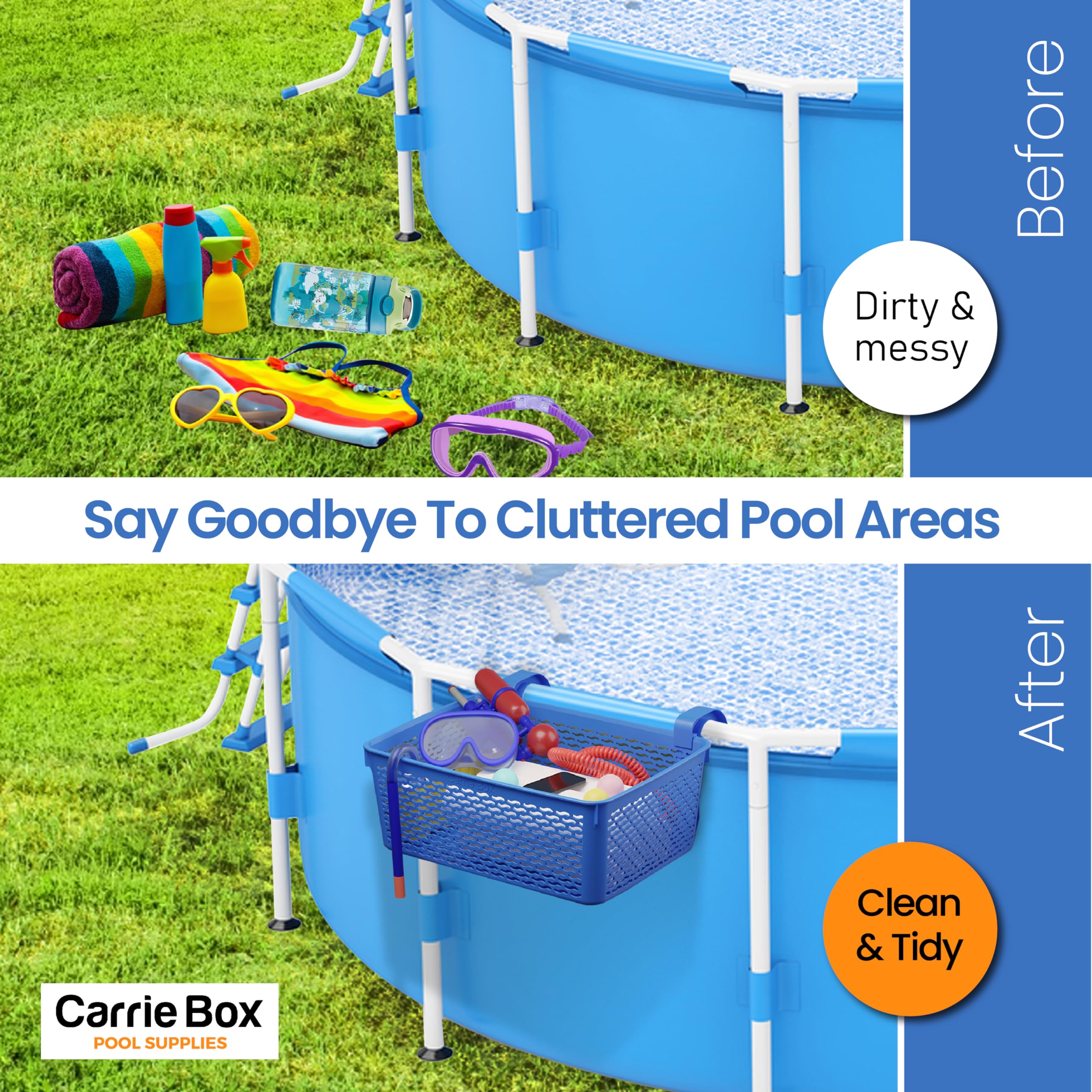 Mua XL Poolside Storage Basket | Above Ground Pool Accessories ...