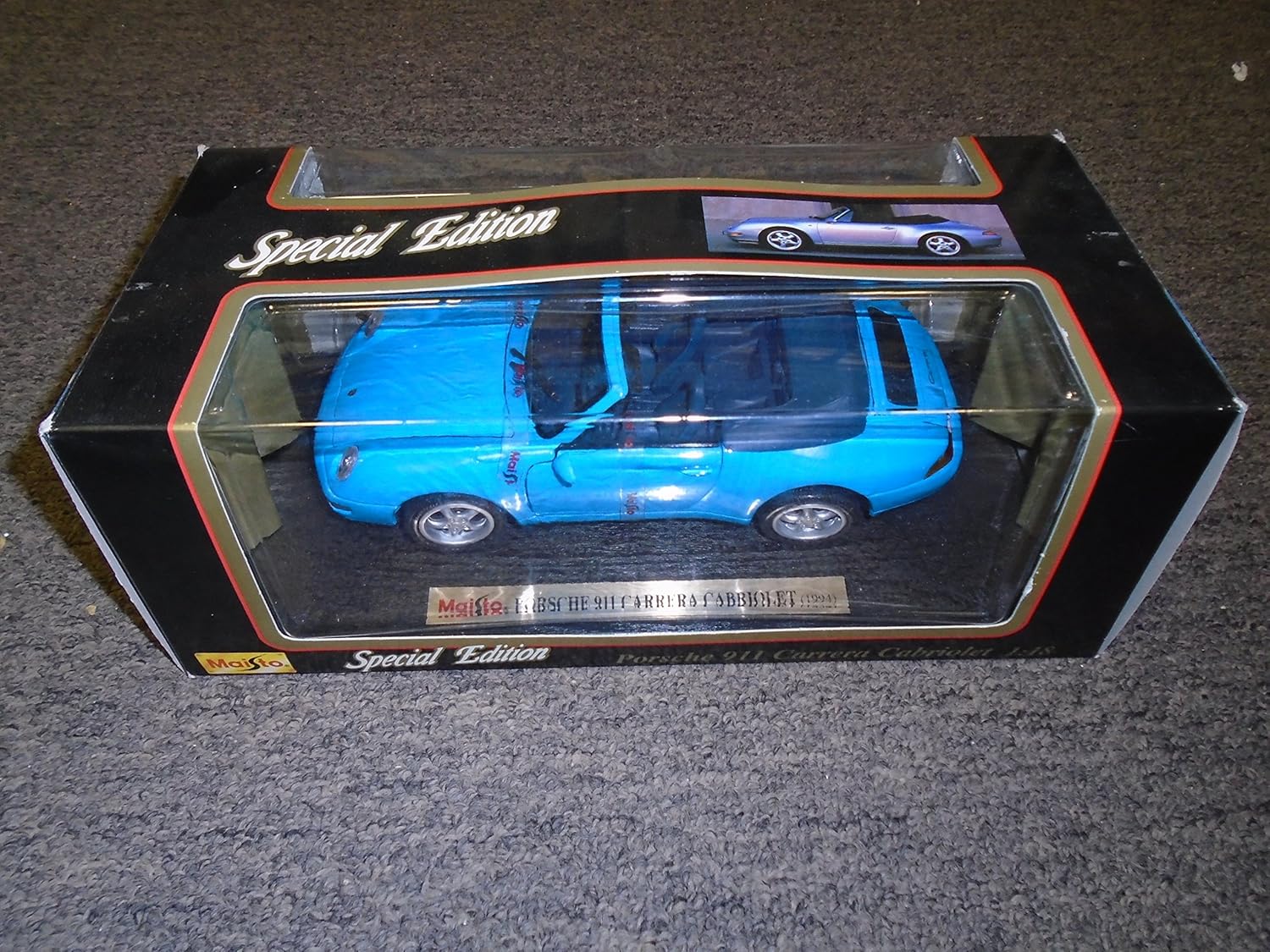 maisto porsche 911 carrera cabriolet 1994