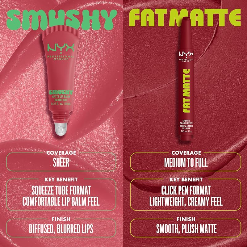 Fat Matte Lip Balm, 09 Mauve Cloud, 2g