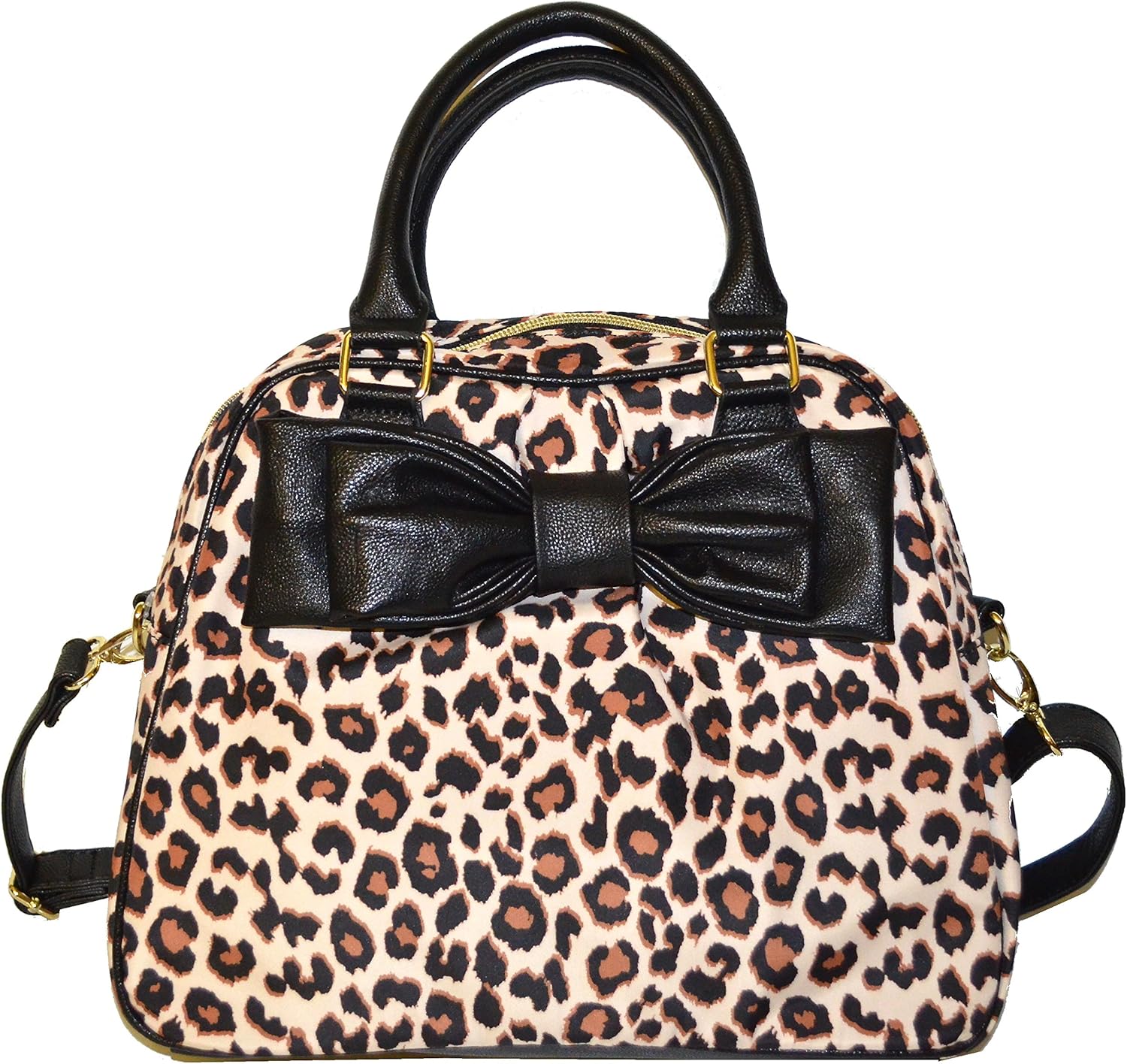 Betsey Johnson Polka Dot Dome Satchel Purse Shoulder Bag