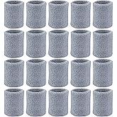10 Pairs Sports Wristbands, Wrist Sweatbands for Men & Women, Stretchy & Sweat Absorbing Cotton Terry,Perfect for Basketball, Football, Tennis, Soccer, Running & Working Out