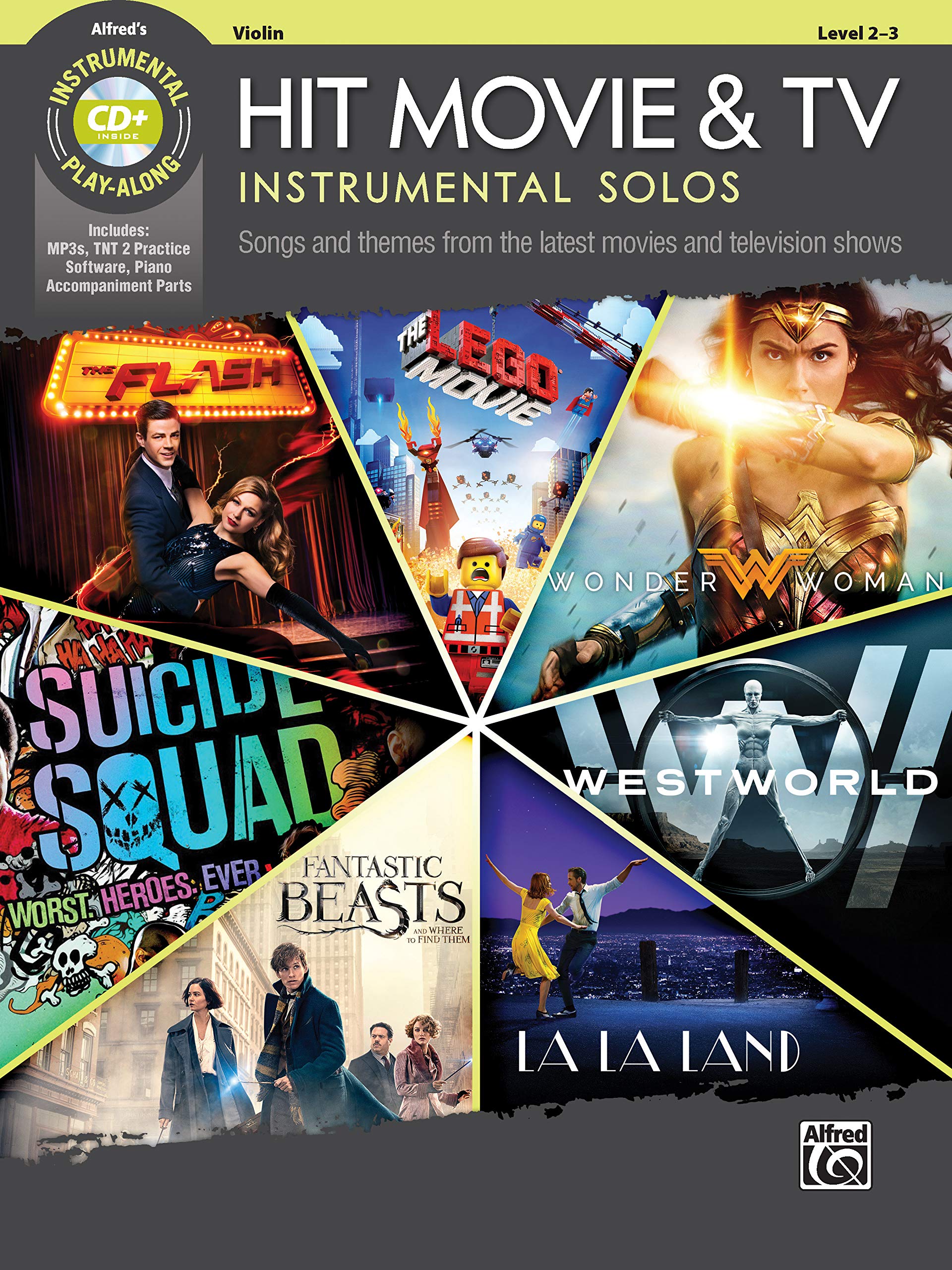 Hit Movie & TV Instrumental Solos for Strings: Songs and Themes from the Latest Movies and Television Shows (Violin) (Book & CD) (Alfred's Instrumental Play-Along)