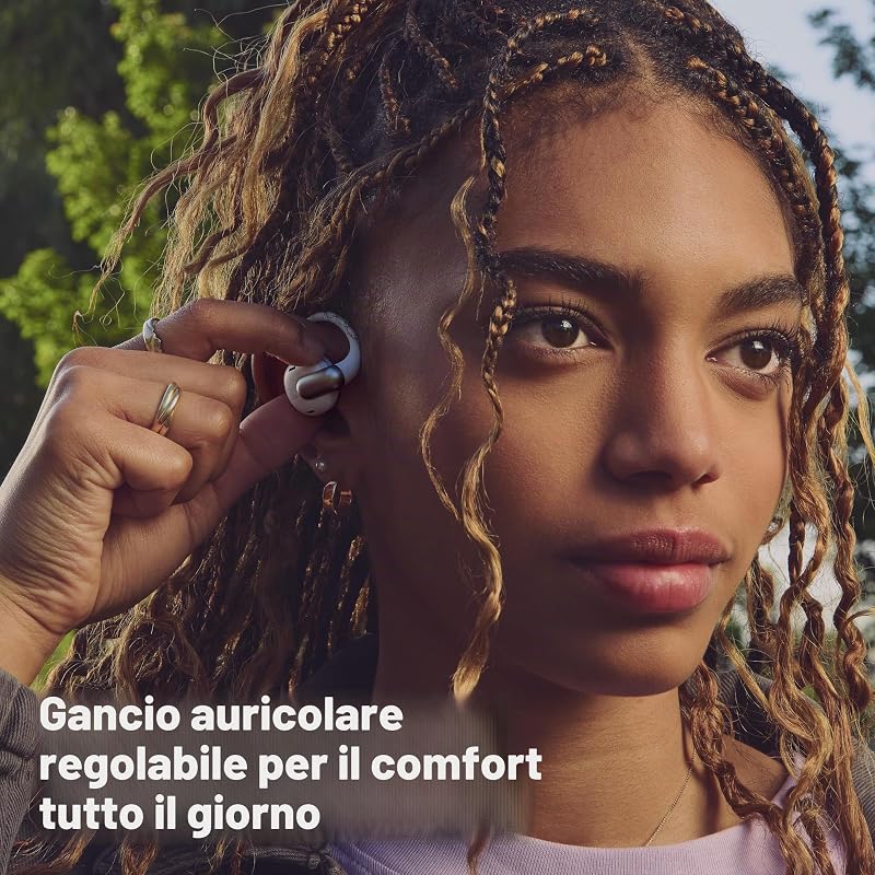 Sense Pro Cuffie Open-Ear True Wireless, Grigio