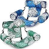 SLOOSH Inflatable Pool Floats Adult,2 Packs Floating Lounge Chairs,Blow up Pool Noodles for Adult Heavy Duty,Floating Chair for Party Summer Water Beach Lake Fun