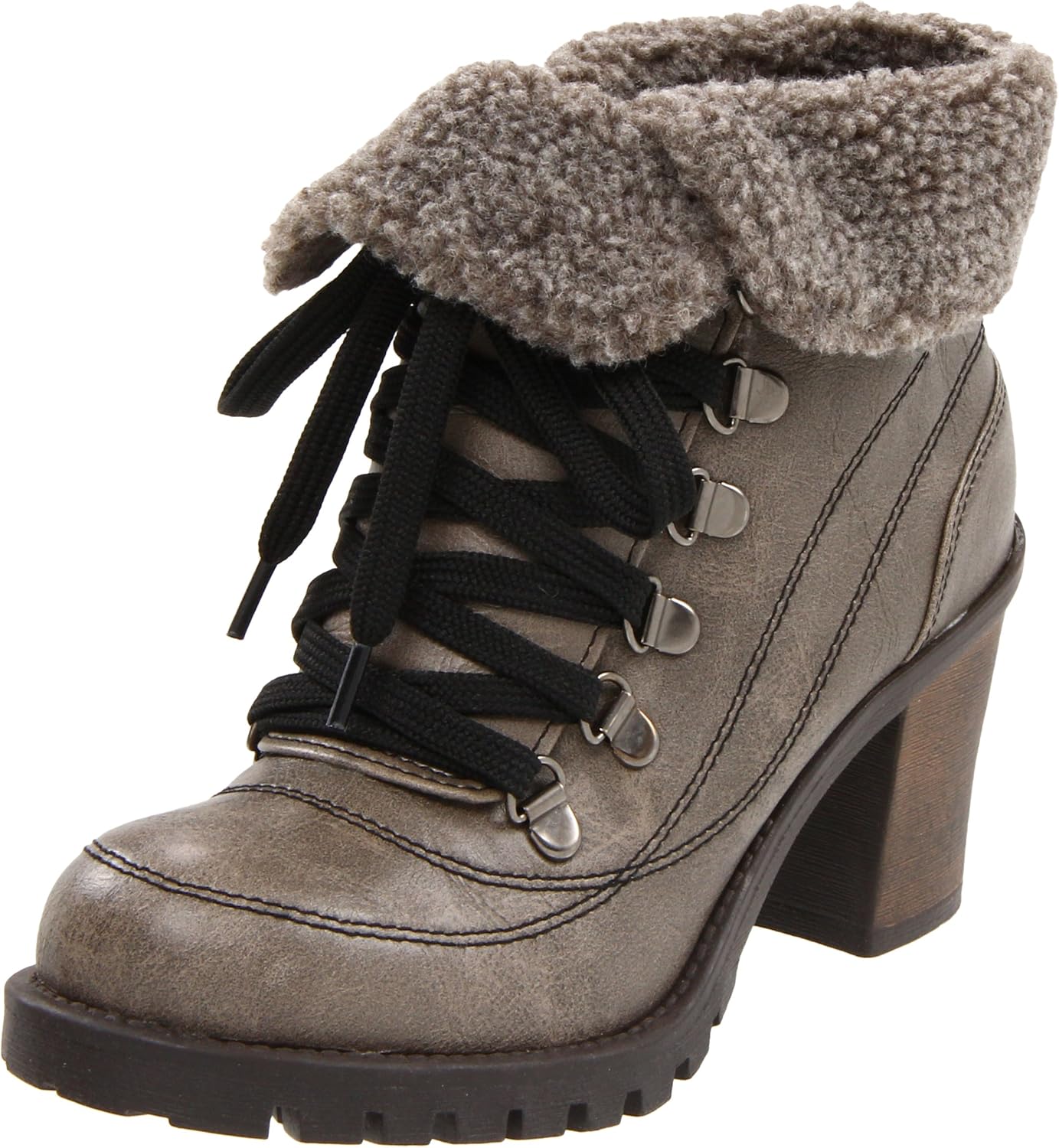 Jellypop Women's Leal LaceUp Ankle & Bootie