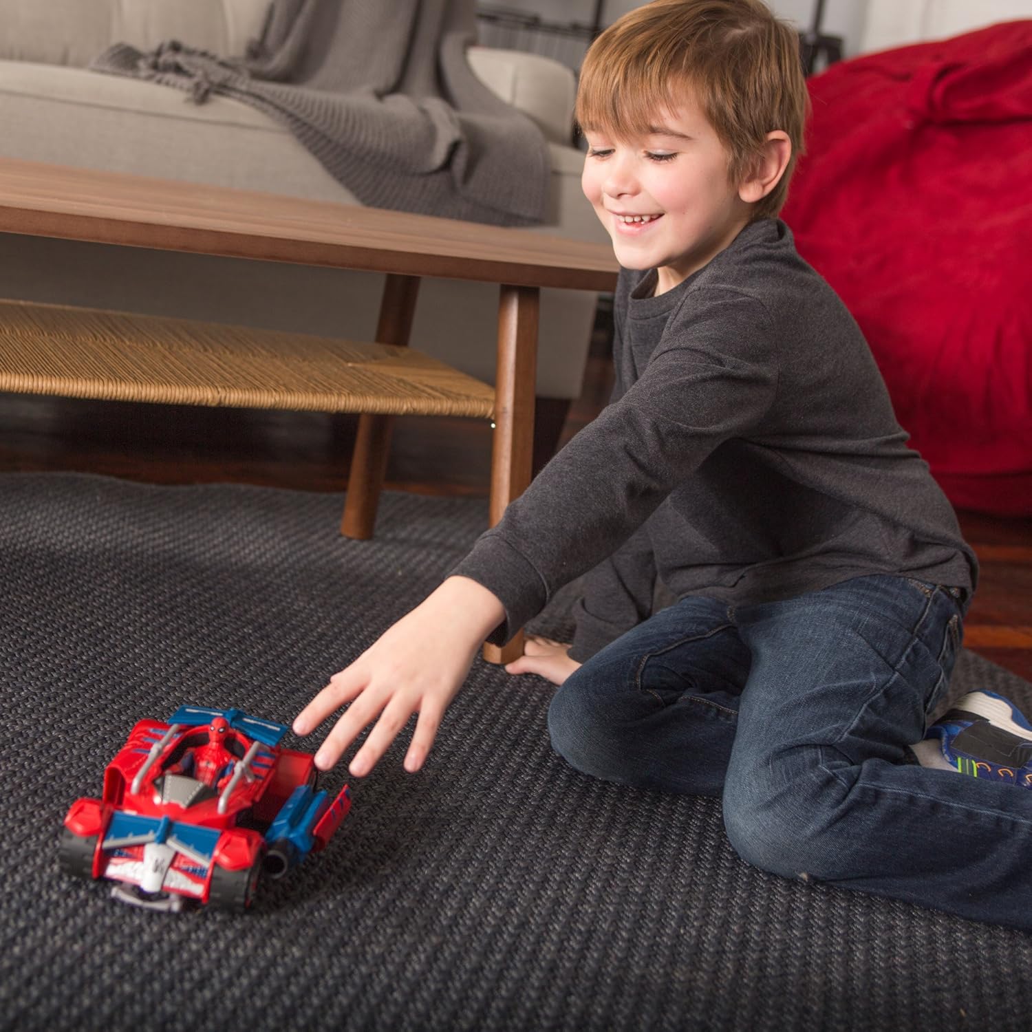 spiderman nerf car