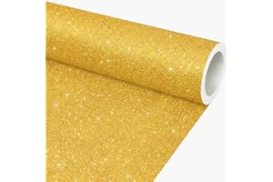 1.3ft × 30ft Gold Glitter Bulletin Board Roll Sparkle Bulletin Board Background Non Fading Wallpaper Gold Sparkle Poster Pape