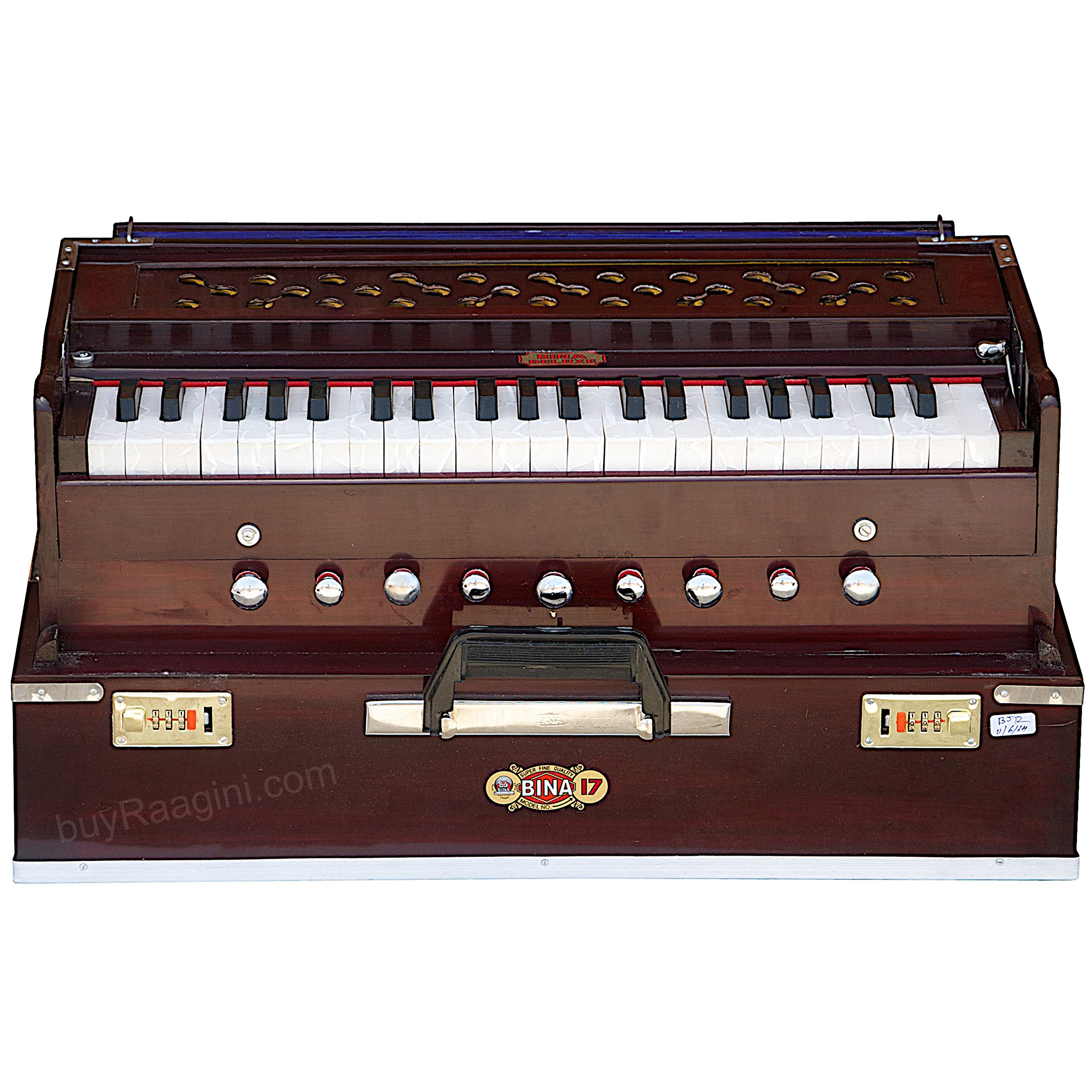 Harmonium BINA No. 17 Delux, In USA, Folding, Special Double Reed