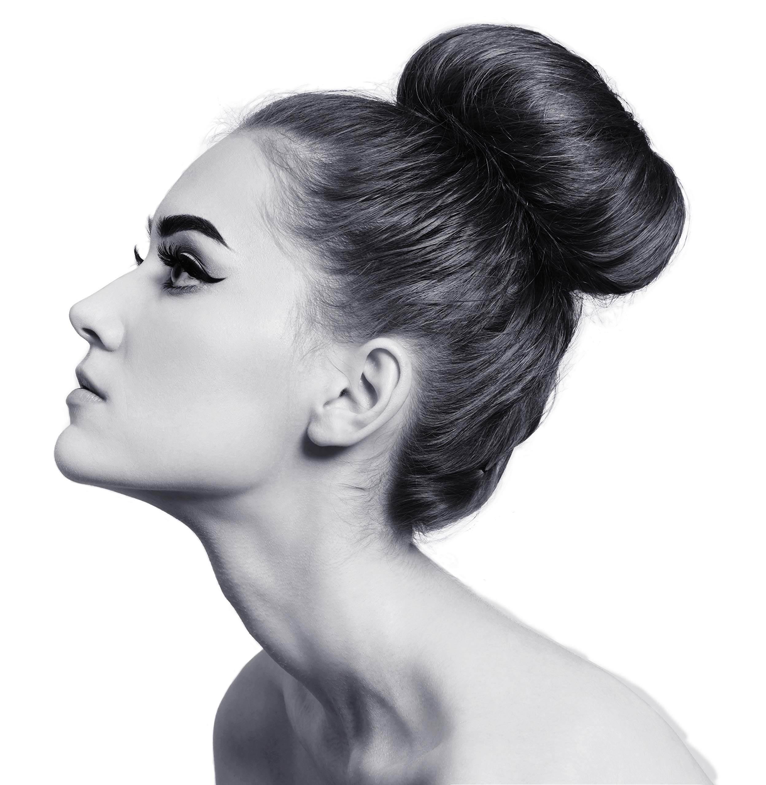 Beaute Galleria 3 Pieces Hair Donut Bun Maker Ring Style Mesh