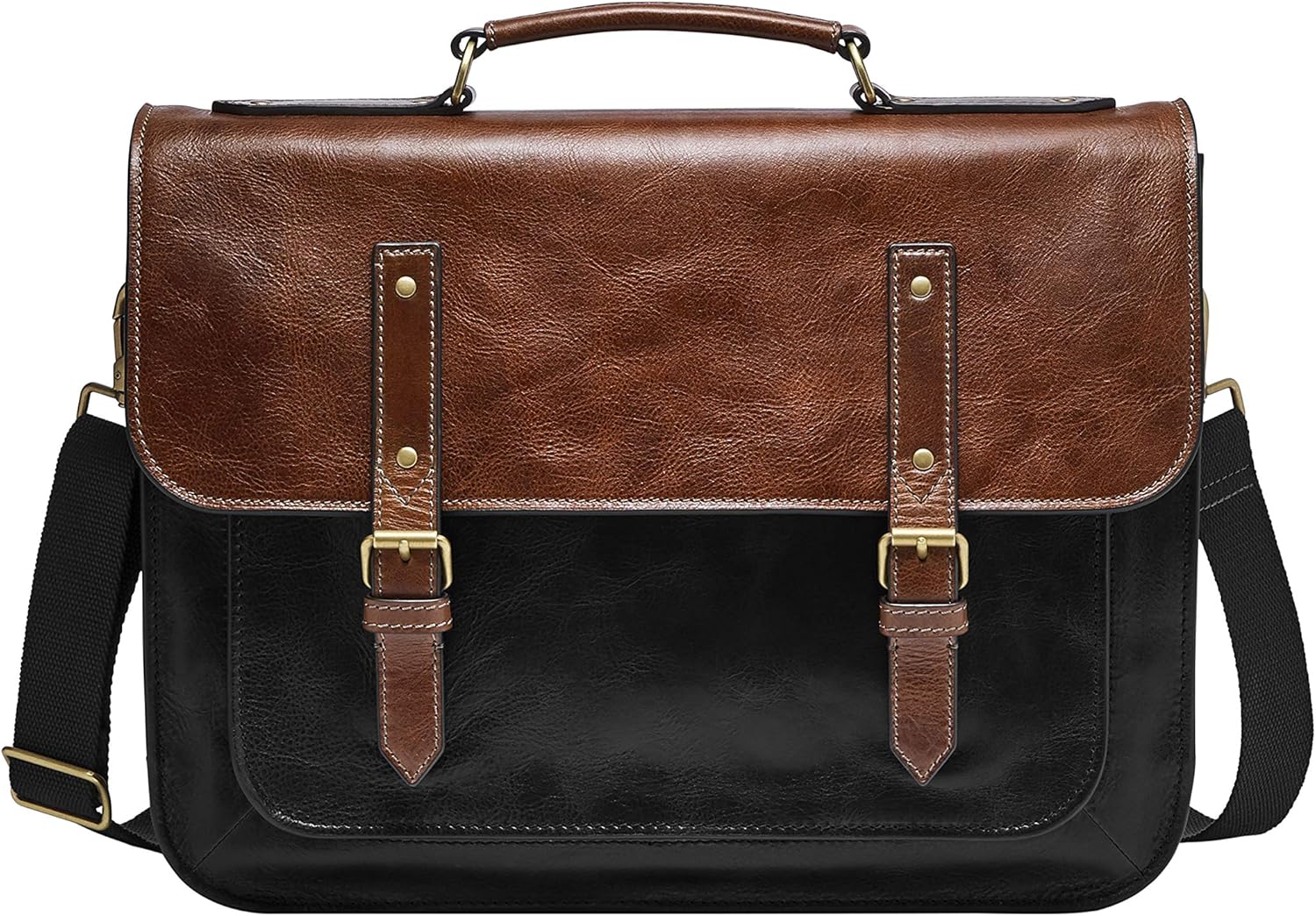 Fossil Greenville Black Messenger Bag MBG9547021 Fashion