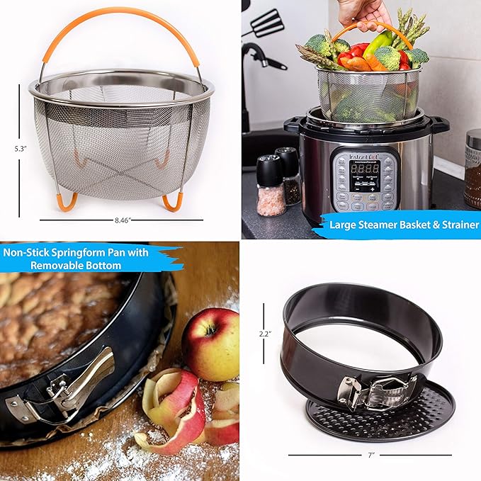 Zerphino juego de accesorios para olla a presión - se adapta a ...