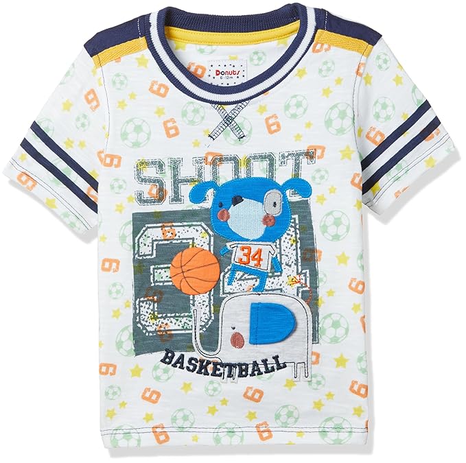 Baby Boys Plain Regular Fit T-Shirt