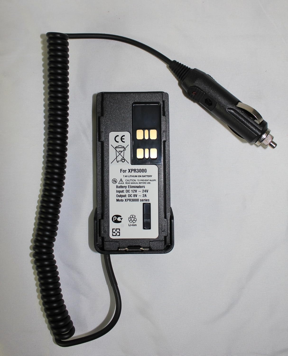 Amazon.com: Battery Eliminator for Motorola MotoTRBO XPR3000 XPR7000 Series  - XPR3-BE: Car Electronics