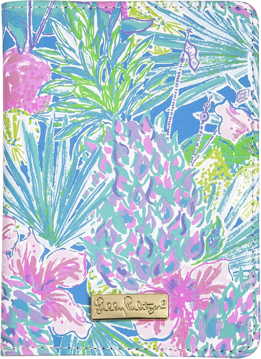  | Lilly Pulitzer Passport Cover/Holder/Wallet with Card Slots, Scale Up | Passport Covers