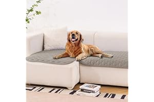 gogobunny 100% Double Sided Waterproof Dog Blanket Soft Pet Bed Cover Reversible Protect Furniture Couch Sofa Car for Puppy Cat Kids (Dark Stone/Light Stone, 32x53 Inch (Pack of 1))