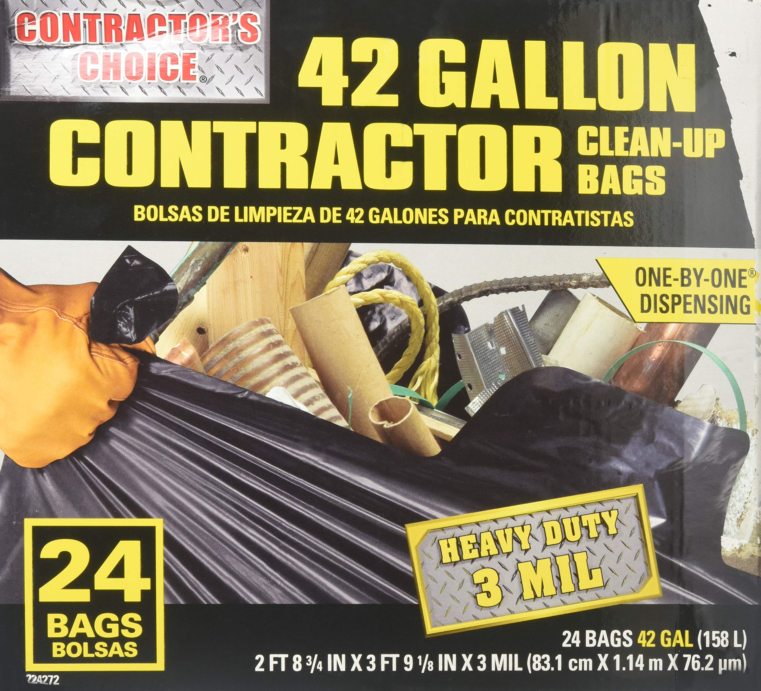 Contractor's Choice 24-Count 42-Gallon Outdoor